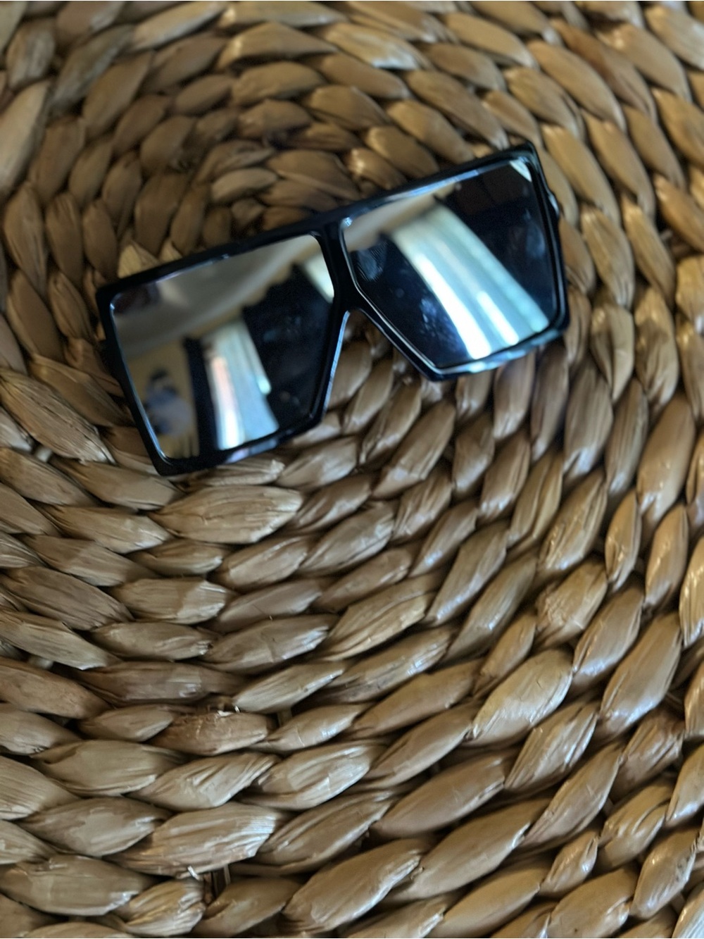 Black Oversized Square Sunglasses - Women Accessories